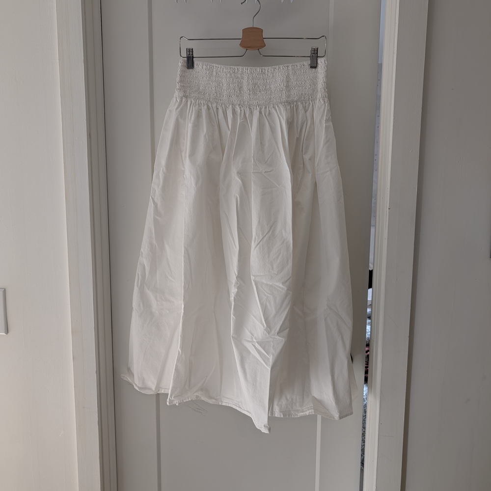Zara Cream A-Line Skirt